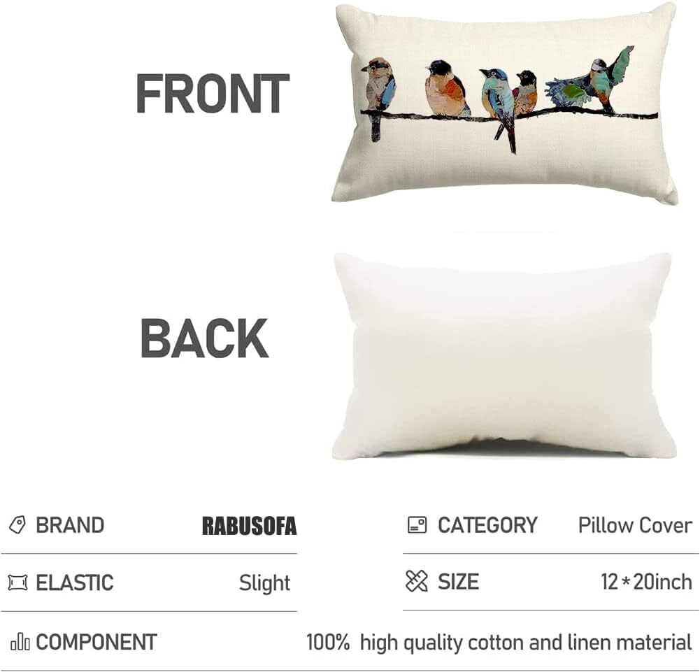 12X20 Lumbar Pillow Decorative Throw Pillows,Small Throw Pillows 12"X20" Teal