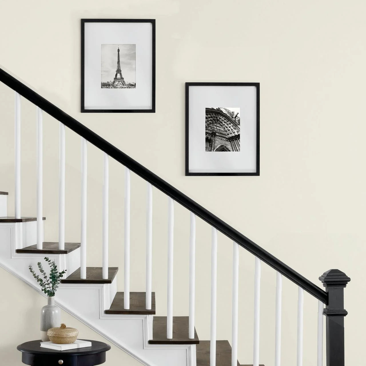 (2 Pack) 16"X20" Black 2 PC Frame Set, Matted for 8"X10" Pictures