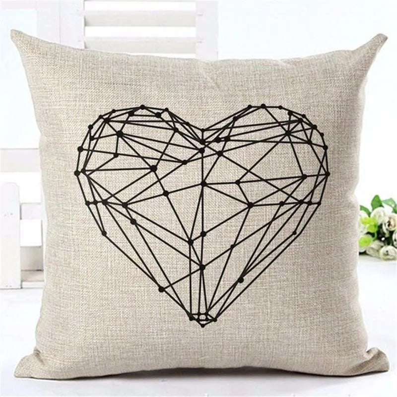 Throw Pillows Cover Case Letter Motto Home Love Cushion Cover Throw Pillows for Couch Cojines Decorativos Para Sofa Home Decor