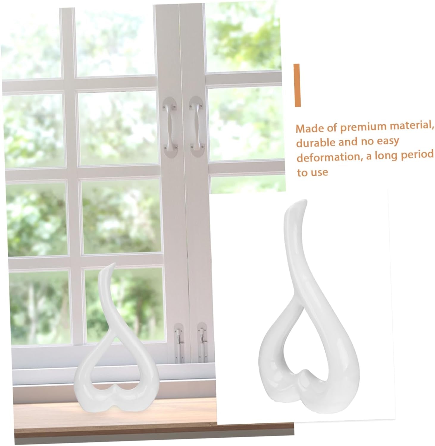Ceramic Receptacle, Ceramic Vases Decorative Heart-Shaped Desktop Ornament Ceramic Adornment for Home Decor Living Room Bedroom