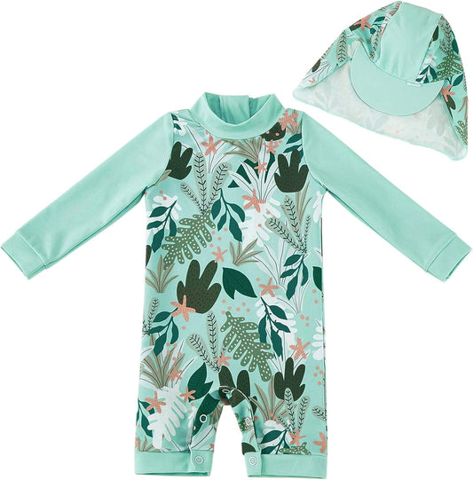 Baby Girl Swimsuit Infant UPF 50+ Bathing Suit Size Months