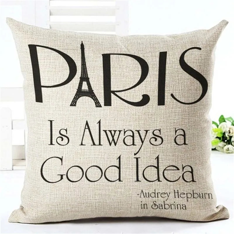 Throw Pillows Cover Case Letter Motto Home Love Cushion Cover Throw Pillows for Couch Cojines Decorativos Para Sofa Home Decor