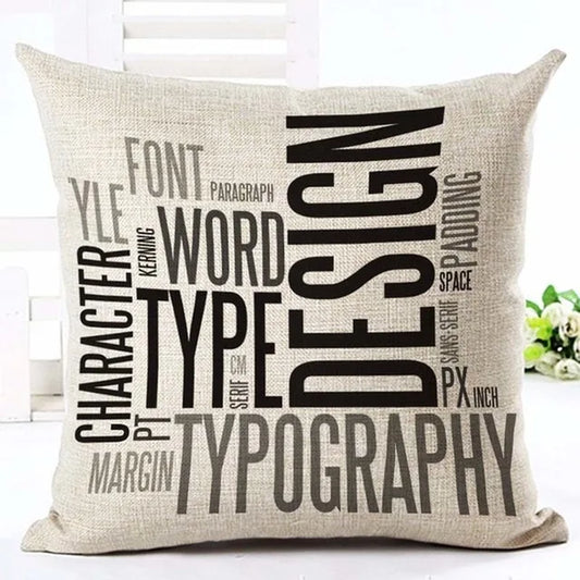 Throw Pillows Cover Case Letter Motto Home Love Cushion Cover Throw Pillows for Couch Cojines Decorativos Para Sofa Home Decor