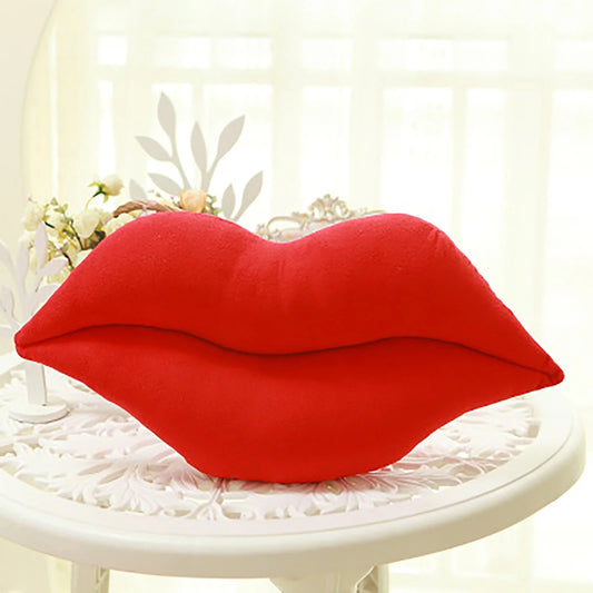 Pillows on Sale, Lip Shape Soft Valentine'S Day Decor,Pink Lip Shape Throw Pillows Girls Toy Valentine'S Day Gift Soft Decorative Reversible Pillow Cushi