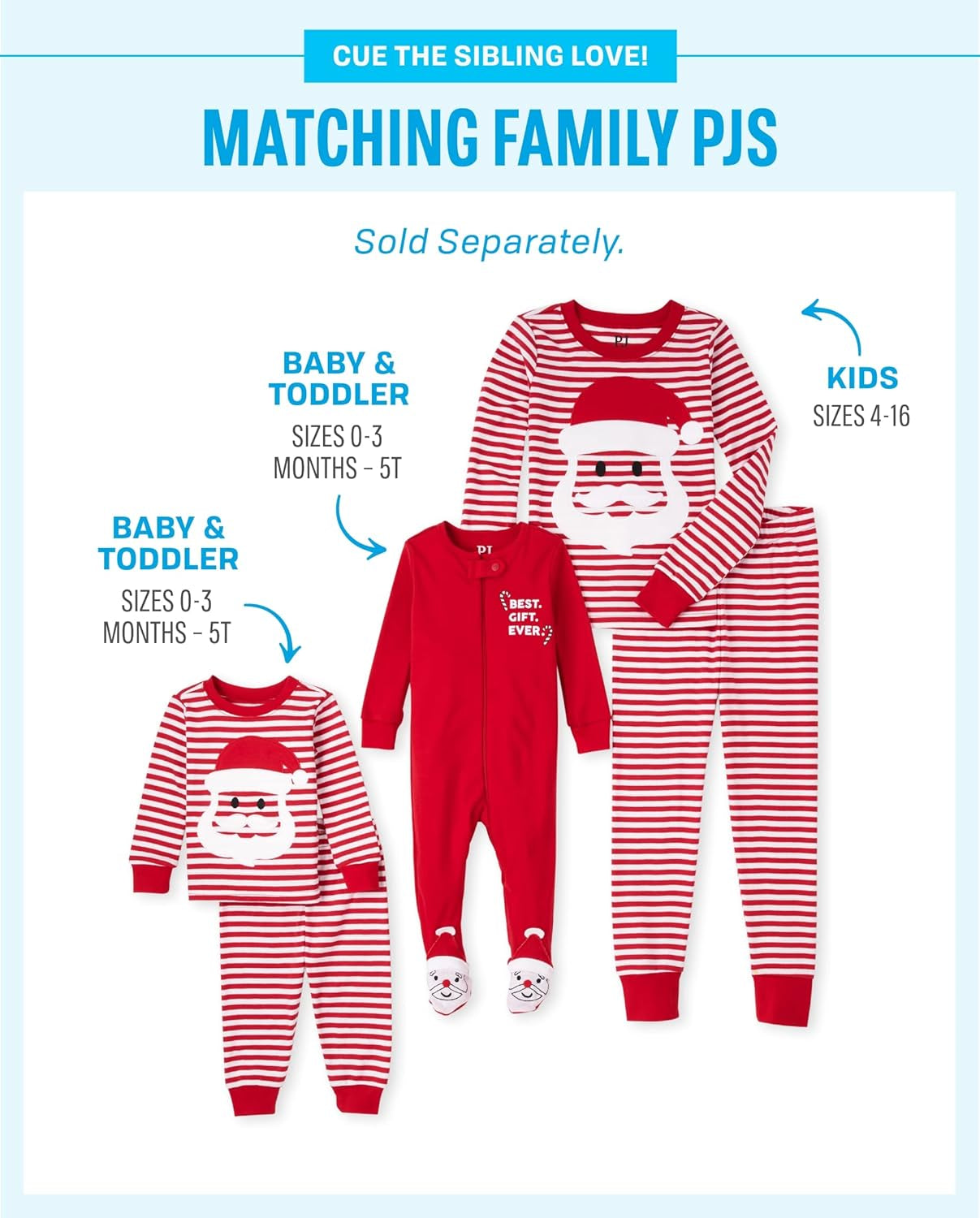 Baby Holiday Pajamas, Cotton