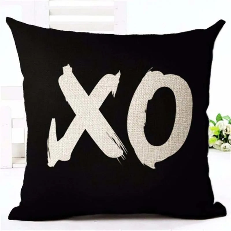 Throw Pillows Cover Case Letter Motto Home Love Cushion Cover Throw Pillows for Couch Cojines Decorativos Para Sofa Home Decor