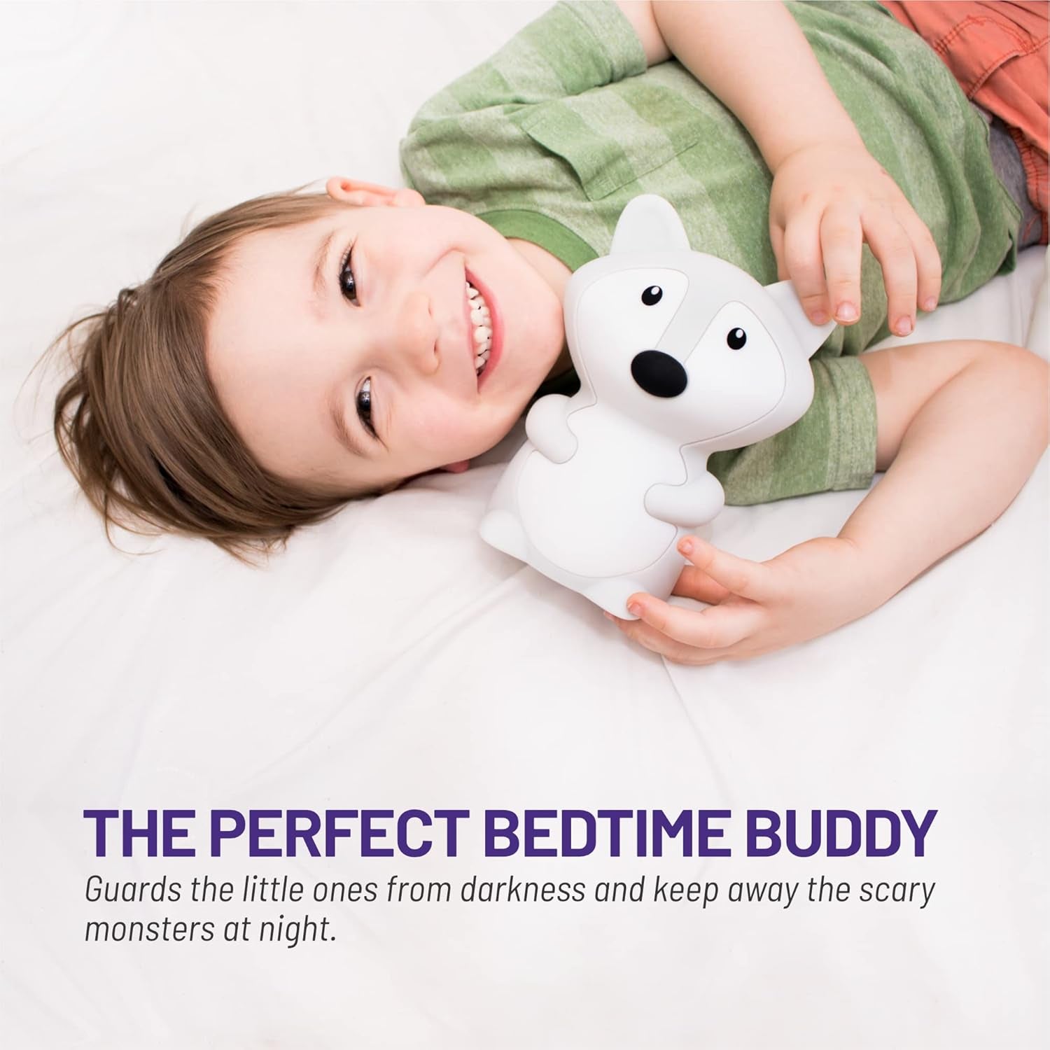 Remote Control Silicone Night Light for Kids - Fox Design with 9 Soft Colors & Sleep Timer - Rechargeable, Battery-Operated Lamp for Bedroom | Baby Nursery, Toddler, Girls, Boys