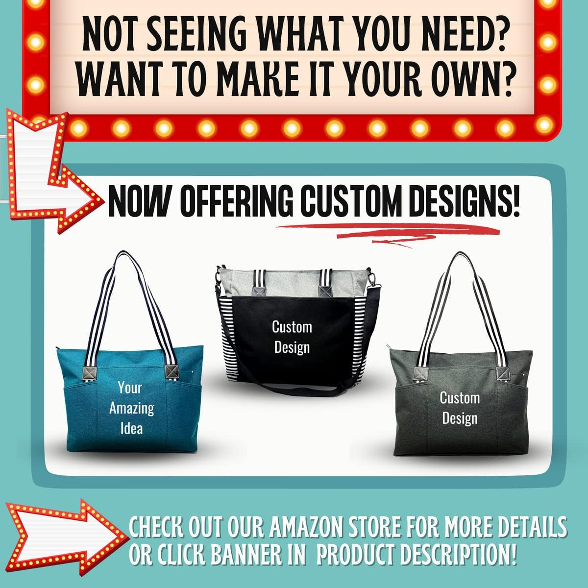 Mom Bags for Everyday - Bags for Women with Zipper, Large Stylish Travel Bag, Work Bag