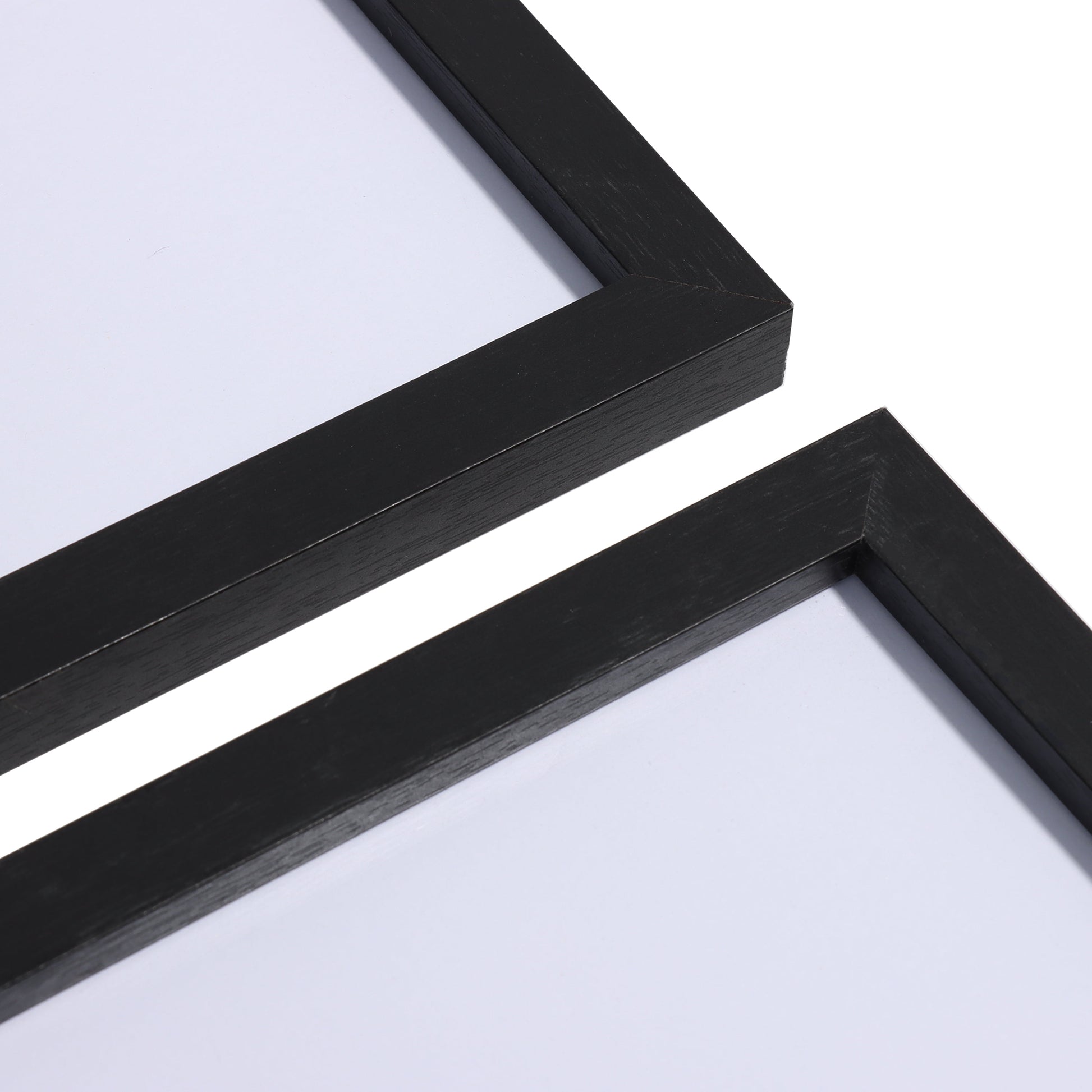 (2 Pack)  16"X20" Black 2 PC Frame Set, Matted for 8"X10" Pictures