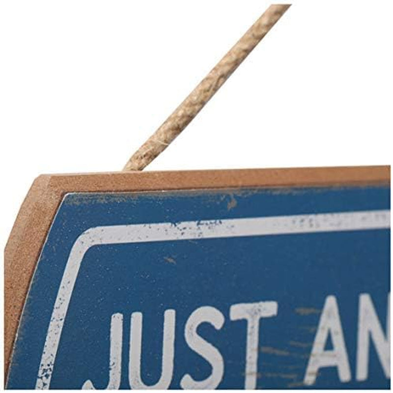 Just Another Day in Paradise Hanging Wood Wall Decor - Cute Sign for Beach House, Lake House or Condo