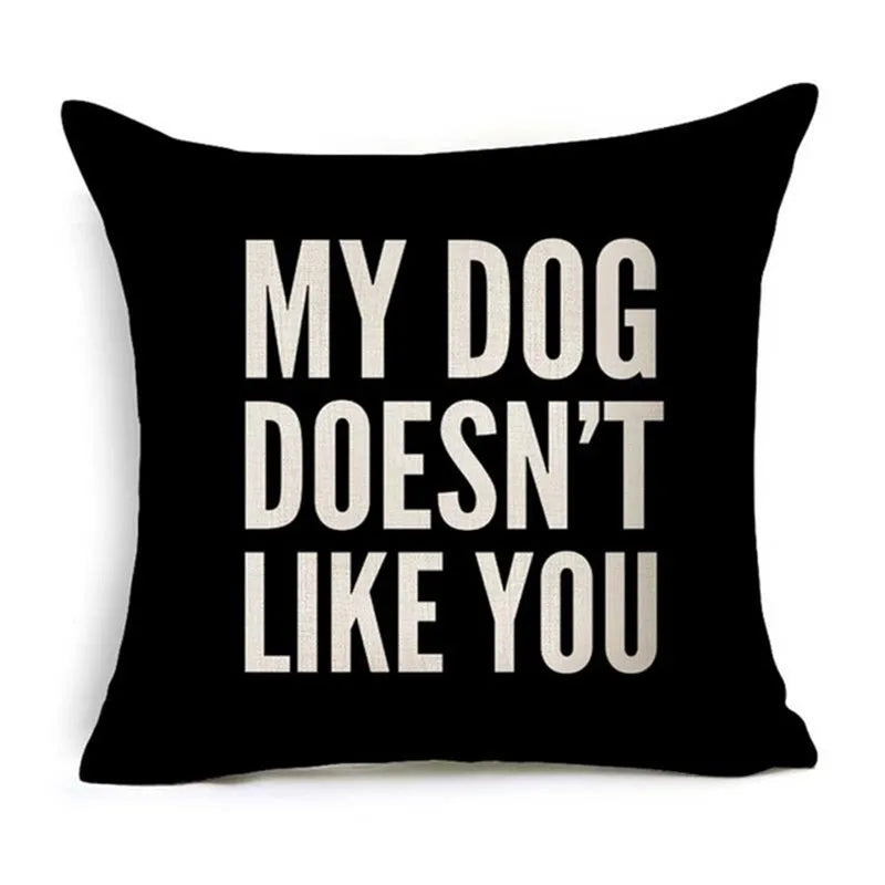 Throw Pillows Cover Case Letter Motto Home Love Cushion Cover Throw Pillows for Couch Cojines Decorativos Para Sofa Home Decor